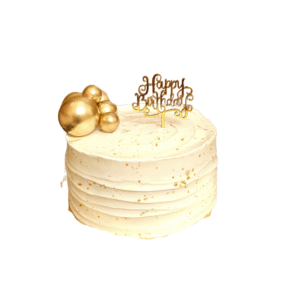 Golden Luxe Birthday Cake