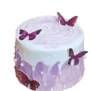 Lavender Flutter Cake