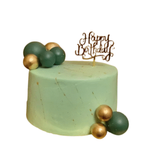 Mint Luxe Orb Cake