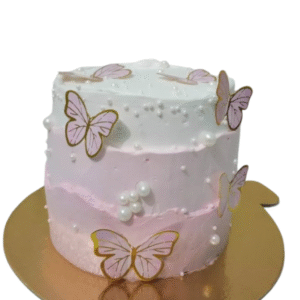 Pink Flatter Cake